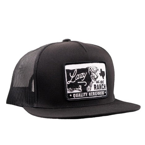 Lazy J Ranch Black Legado Classic Five Panel Trucker Hat