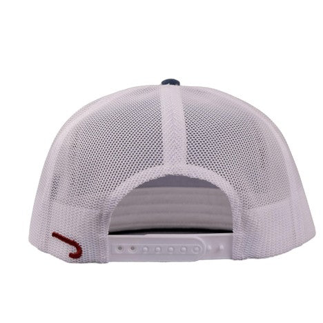 Lazy J Ranch Royal Blue & White Texas Rust Classic Rope Trucker Hat