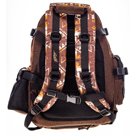 Hooey Brown and Black Mule Backpack