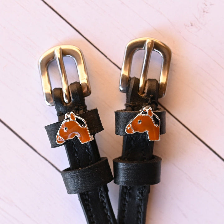 Dreamers & Schemers Bay Horse Spur Straps