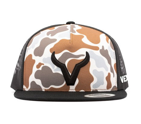 Vexil Black Icon Light Retro Camo and Black Ball Cap