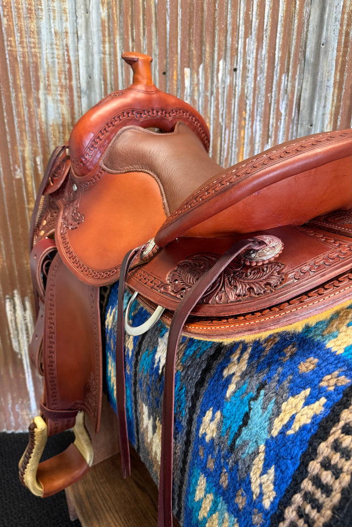 RW Bowman Custom Spine Relief Western Pleasure Saddle