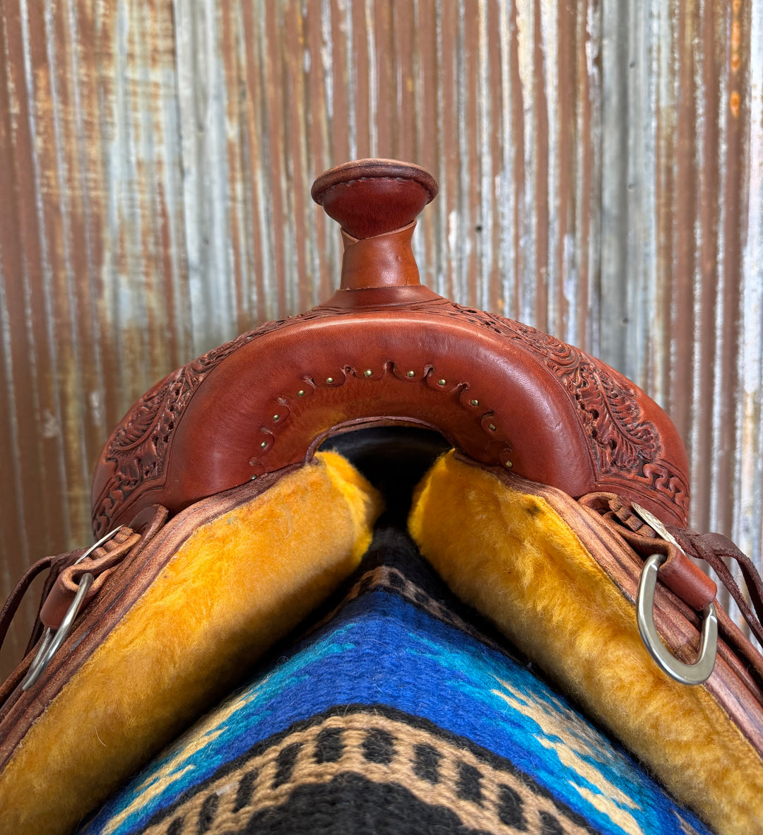 RW Bowman Custom Spine Relief Western Pleasure Saddle