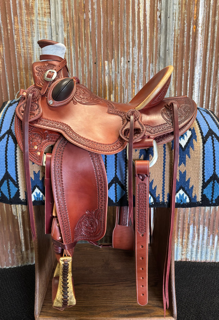 RW Bowman Mike Branch Natural Wade Saddle
