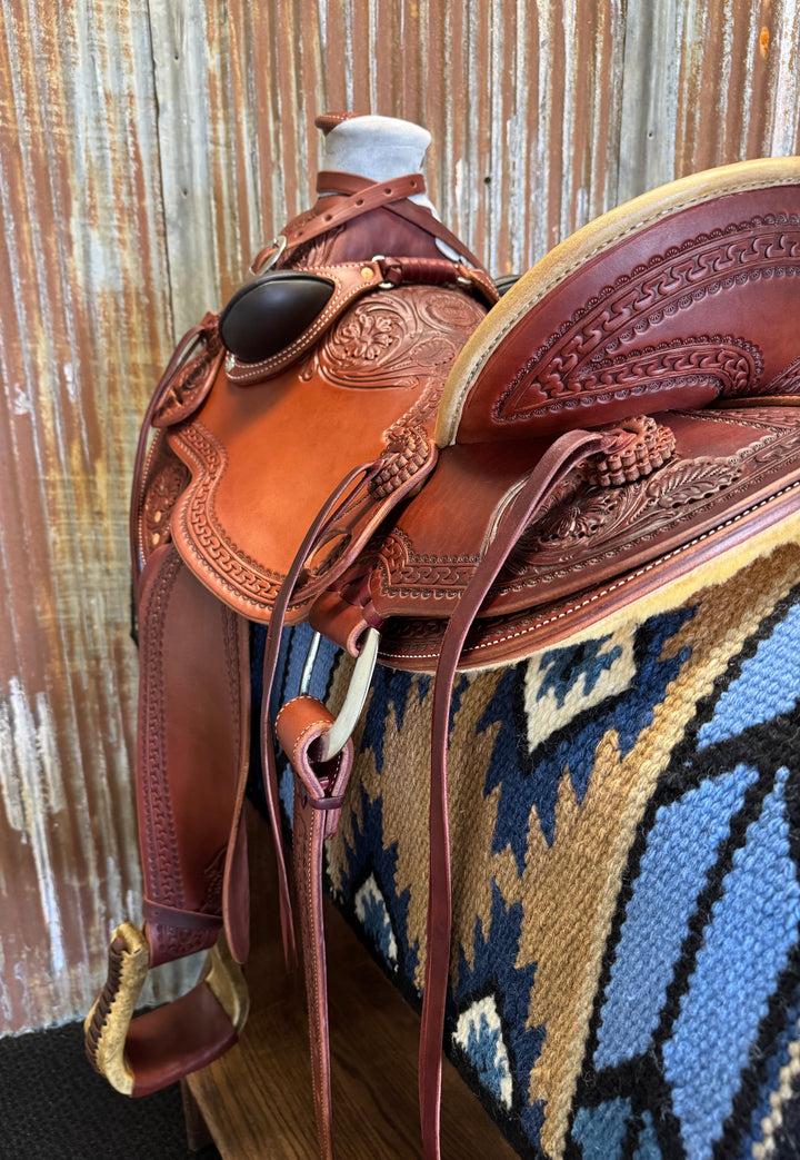 RW Bowman Mike Branch Natural Wade Saddle