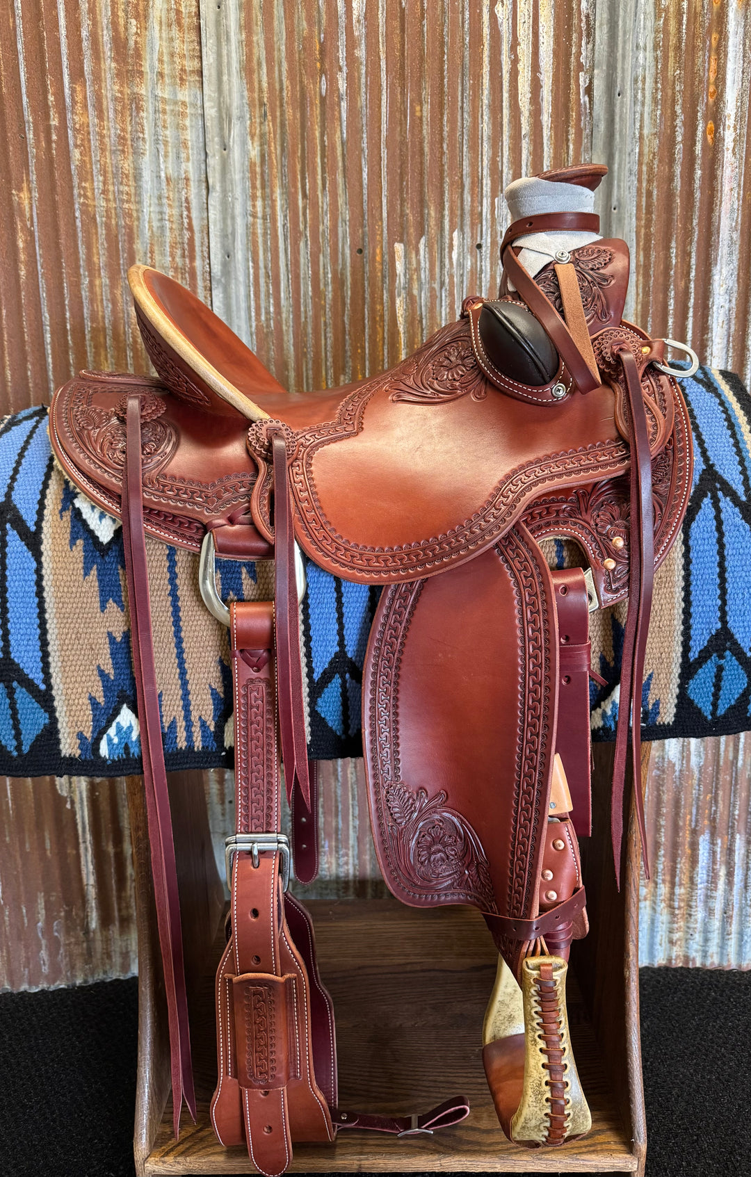 RW Bowman Mike Branch Natural Wade Saddle