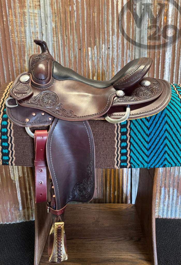 RW Bowman Custom Haflinger Saddle Western Saddle