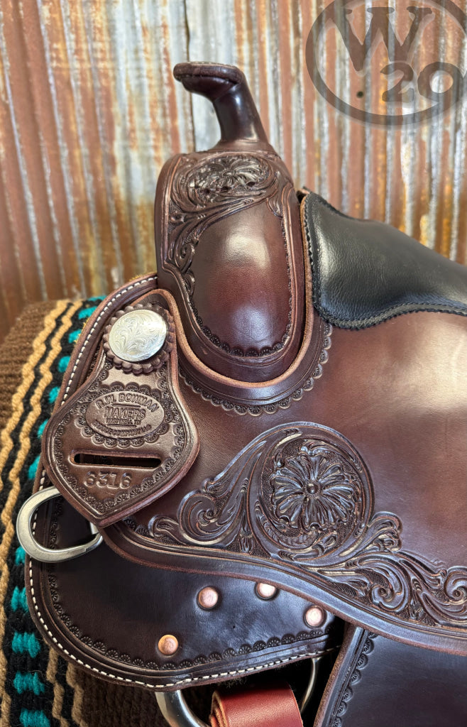 RW Bowman Custom Haflinger Saddle Western Saddle