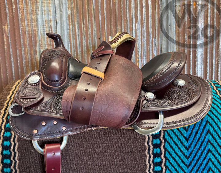 RW Bowman Custom Haflinger Saddle Western Saddle