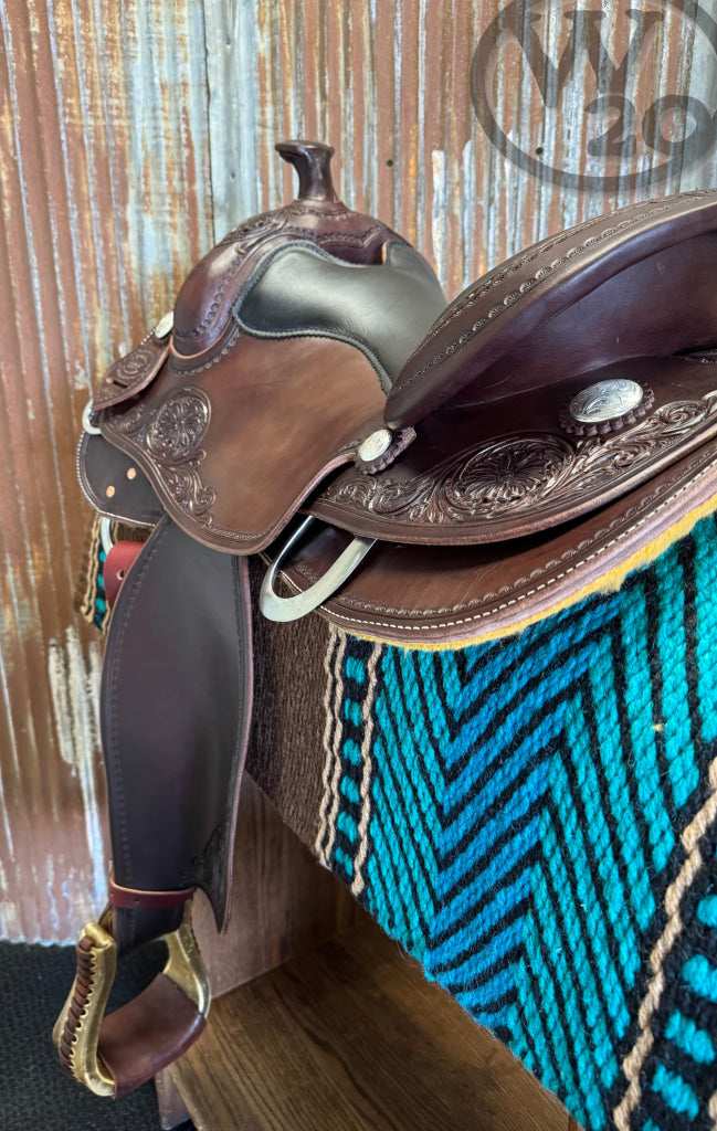 RW Bowman Custom Haflinger Saddle Western Saddle