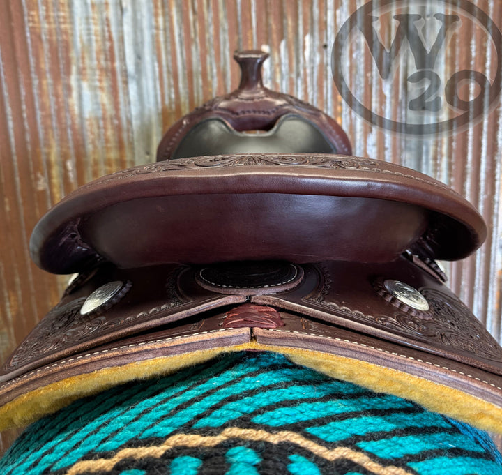 RW Bowman Custom Haflinger Saddle Western Saddle