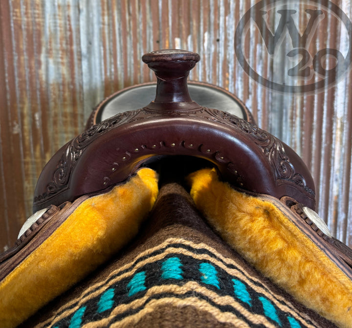 RW Bowman Custom Haflinger Saddle Western Saddle