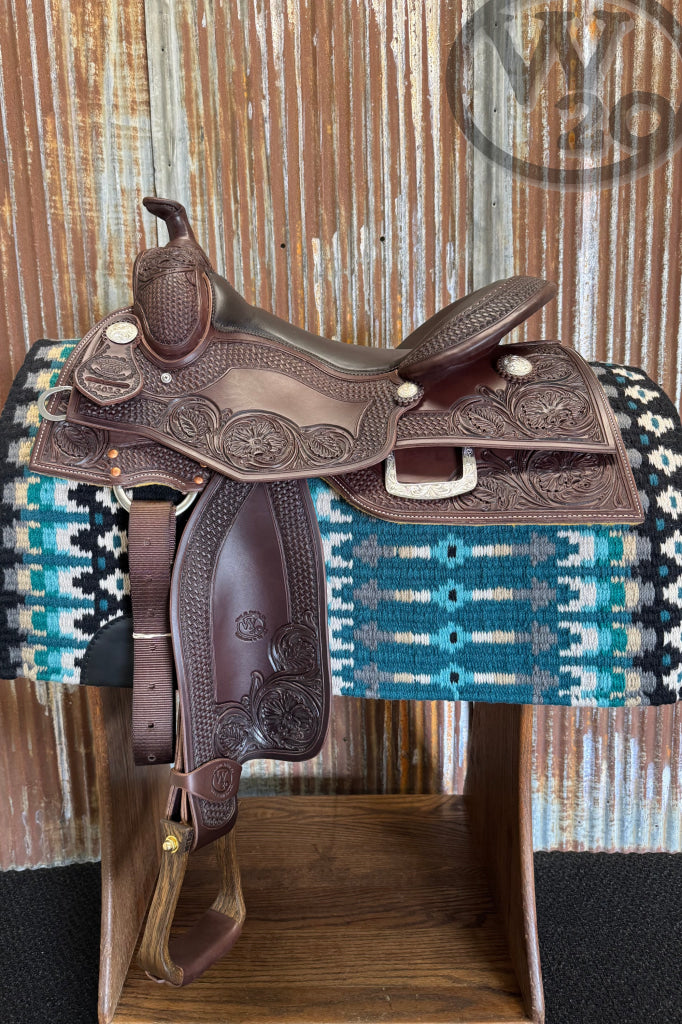 Custom West 20 Square Corner Lady Reiner by RW Bowman - Western Saddle