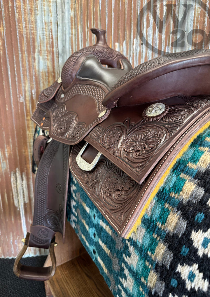 Custom West 20 Square Corner Lady Reiner by RW Bowman - Western Saddle