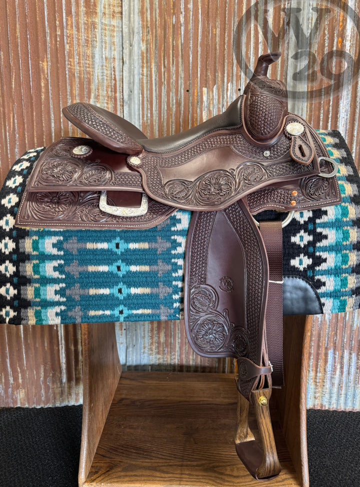 Custom West 20 Square Corner Lady Reiner by RW Bowman - Western Saddle