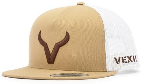 Vexil Brown Icon Khaki and White Ball Cap - West 20 Saddle Co.