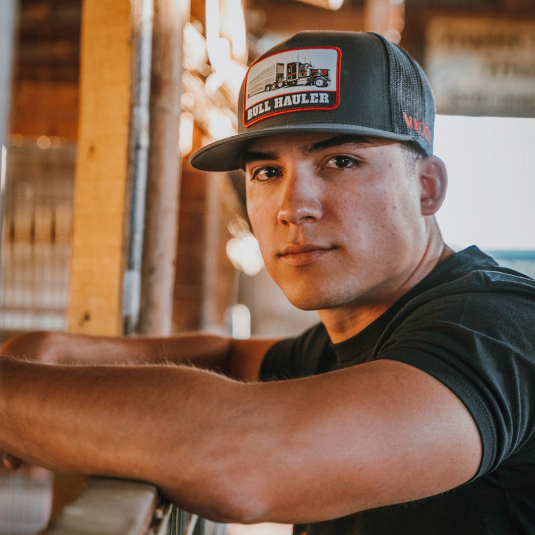 Vexil Bull Hauler Charcoal Ball Cap - West 20 Saddle Co.
