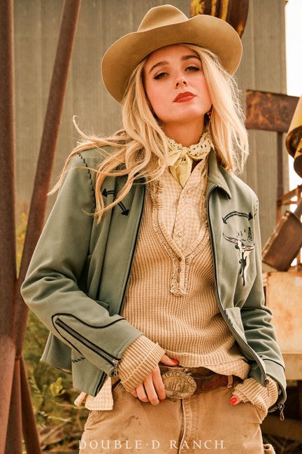 Double D Ranchwear Women's Sage Texas Tea Jacket