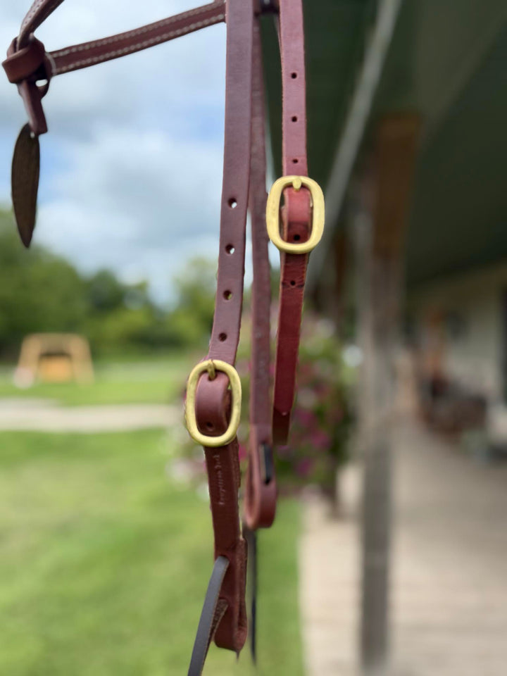 Cowperson Cowboy X Browband Headstall