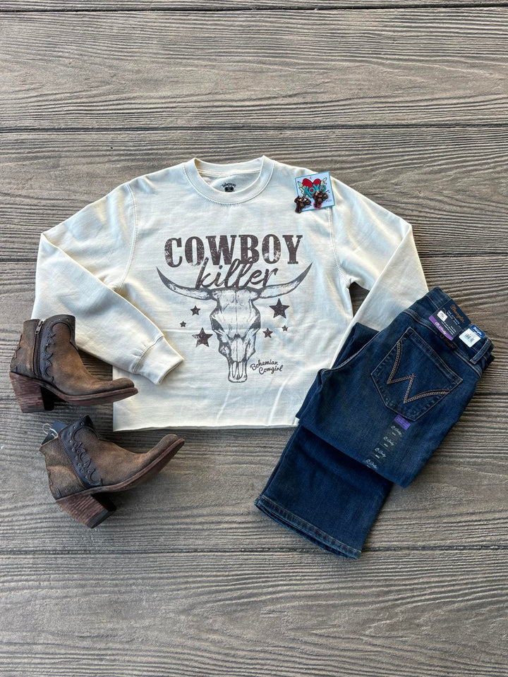 Bohemian Cowgirl Cowboy Killer Sweatshirt