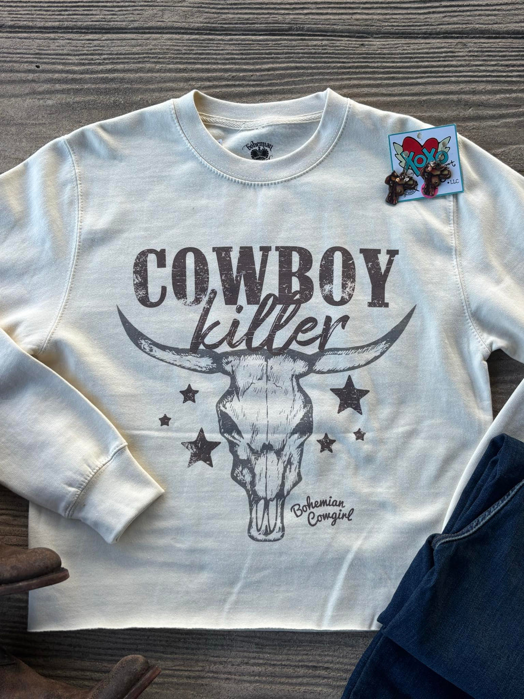 Bohemian Cowgirl Cowboy Killer Sweatshirt