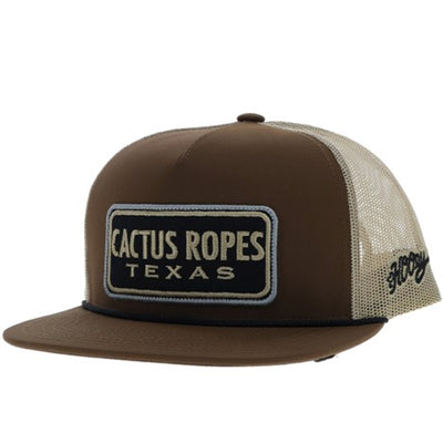 Hooey Brown and Tan Cactus Ropes Hat