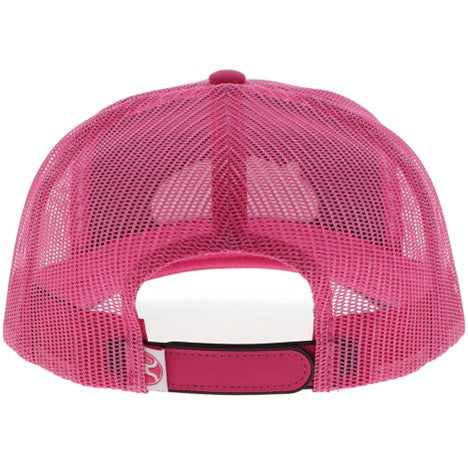 Hooey Pink Cactus Ropes Hat with Oval Patch