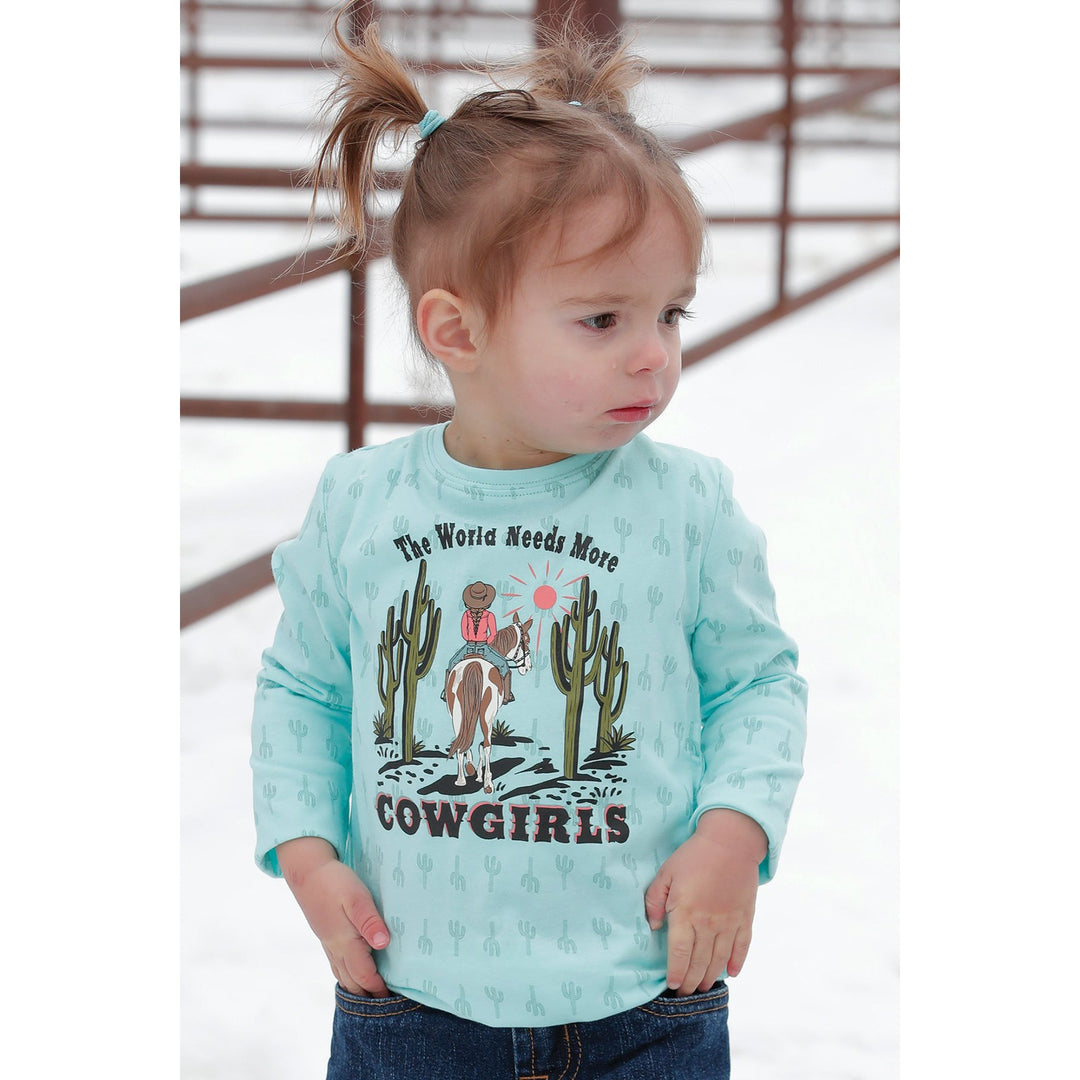 Cruel Toddler's The World Needs More Cowgirls Long Sleeve Tee