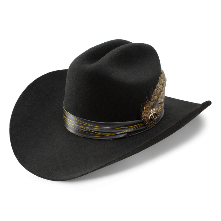 Charlie 1 Horse Black Daredevil Felt Hat