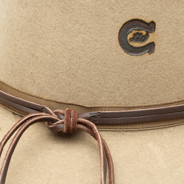Charlie 1 Horse Stone Humble Ground Felt Hat