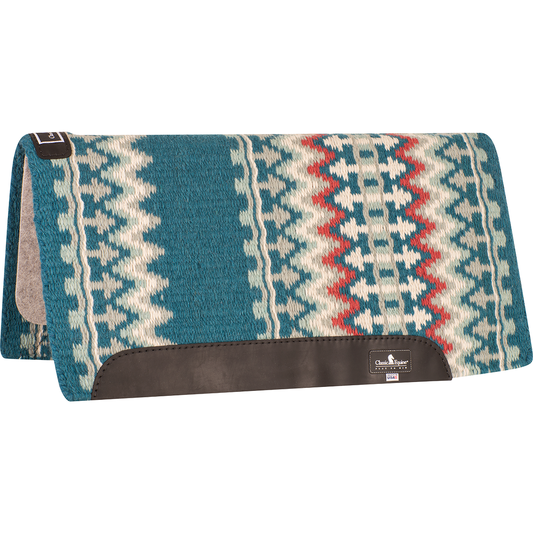 Classic Equine Classic Wool Top Saddle Pad: 32" x 34"