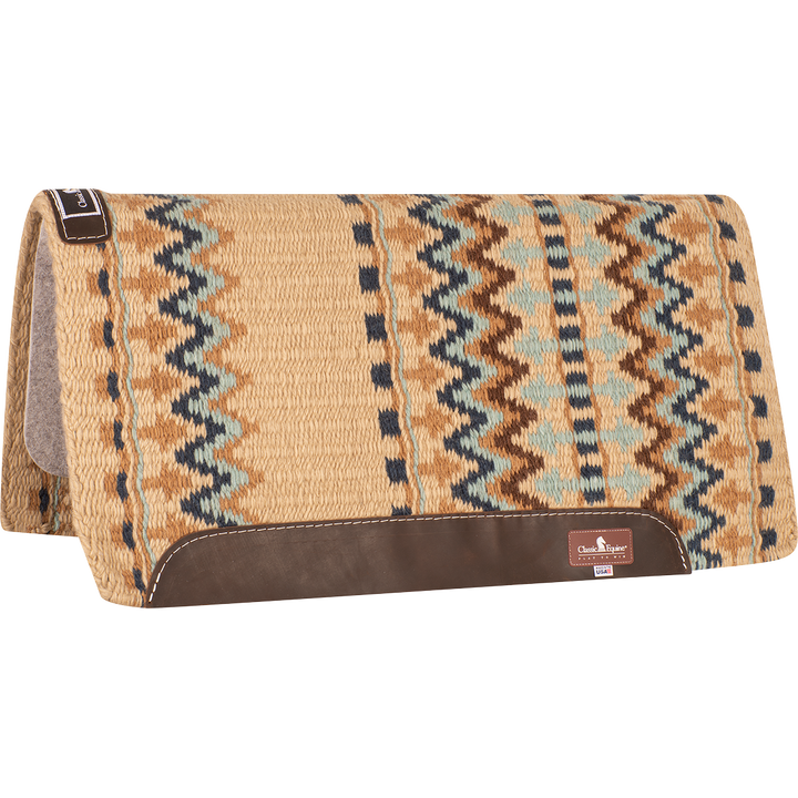 Classic Equine Classic Wool Top Saddle Pad: 32" x 34"