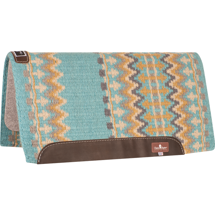 Classic Equine Classic Wool Top Saddle Pad: 32" x 34"