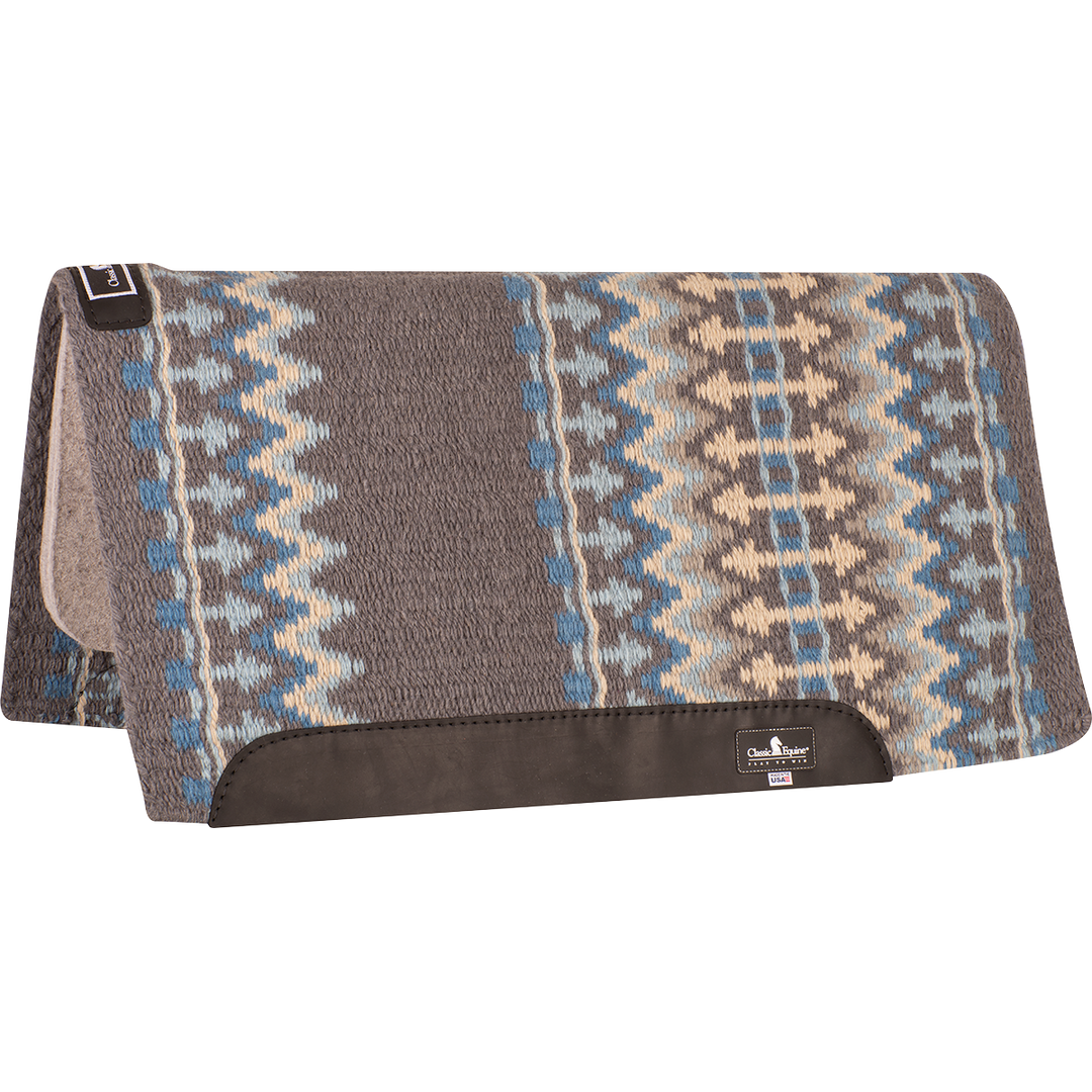 Classic Equine Classic Wool Top Saddle Pad: 34" x 38"