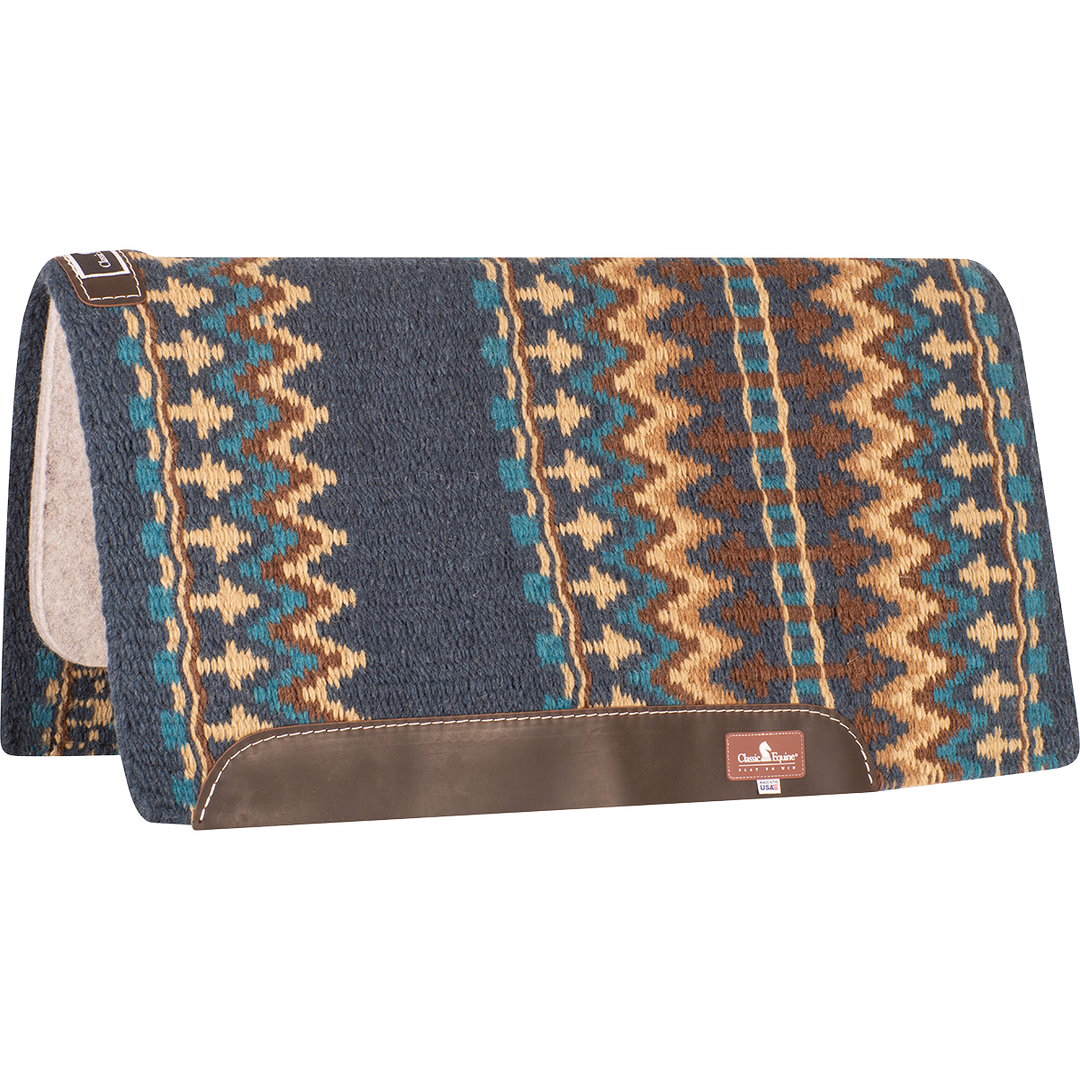 Classic Equine Classic Wool Top Saddle Pad: 34" x 38"