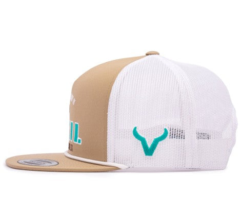 Vexil Come & Take It Khaki and White Ball Cap - West 20 Saddle Co.