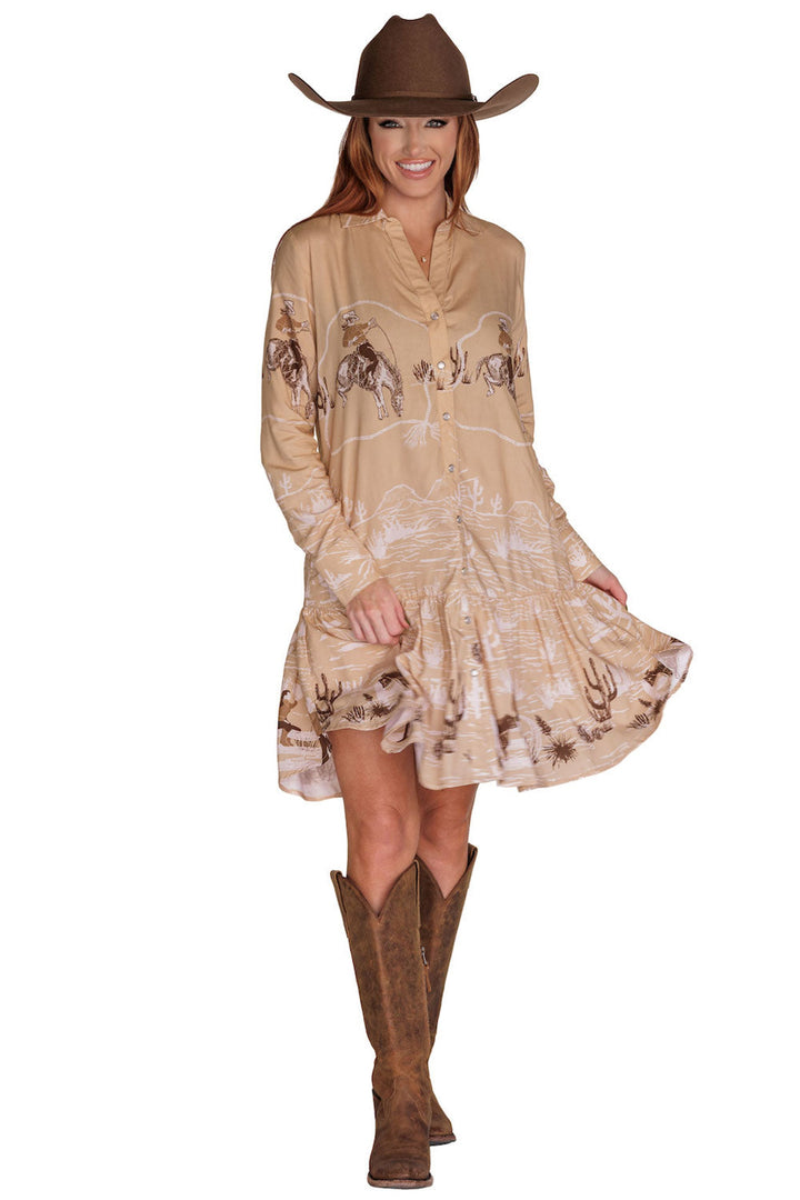 Lovlei Ranch Women's Desert Cowboy Up Dakota Dress