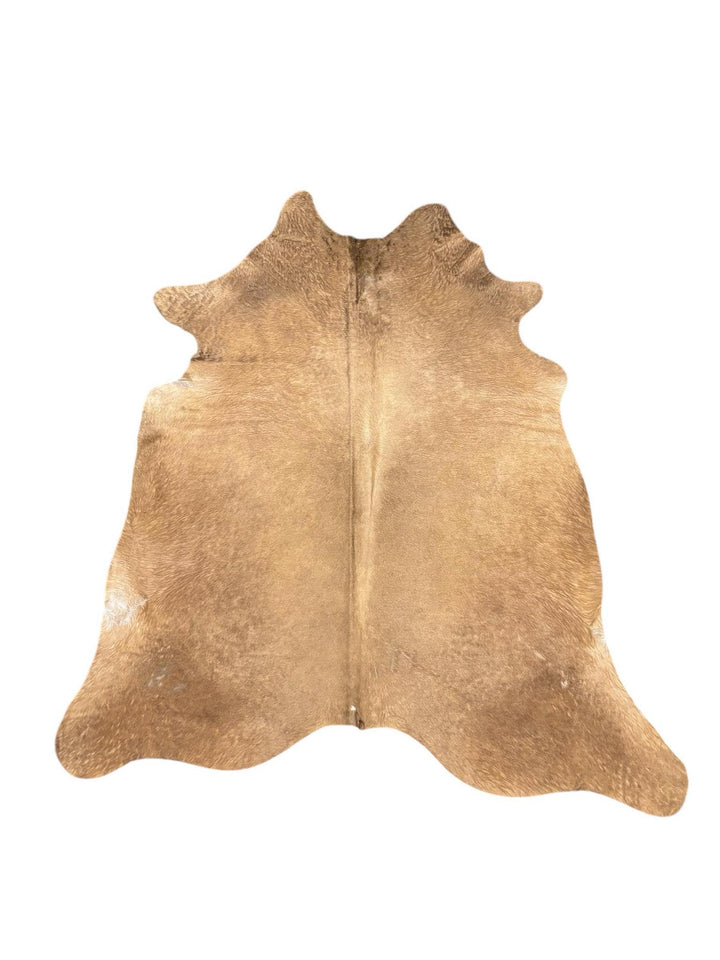 Solid Medium Brown Cowhide