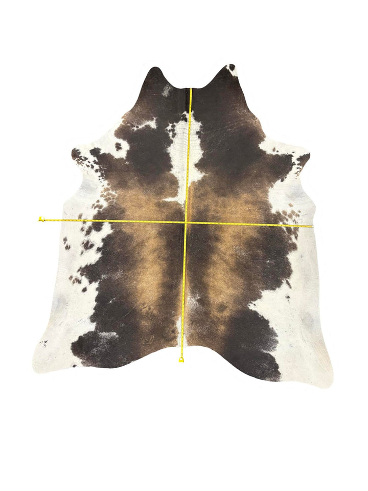 Medium and Light Brown Spotted Cowhide