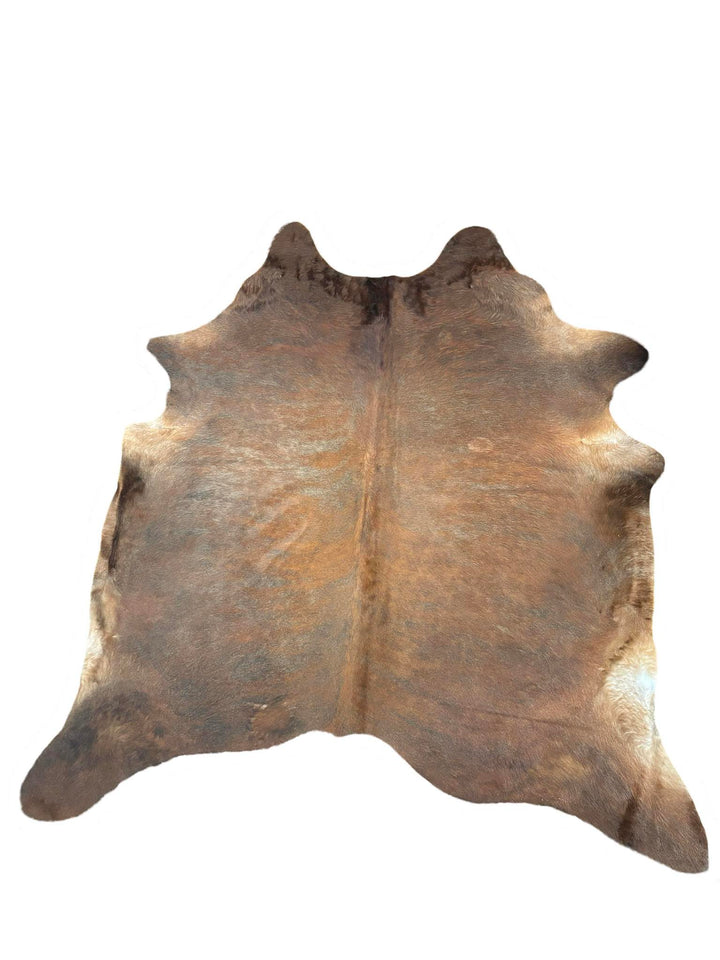 Solid Red and Brown Cowhide