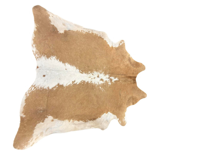 Light Brown and White Cowhide