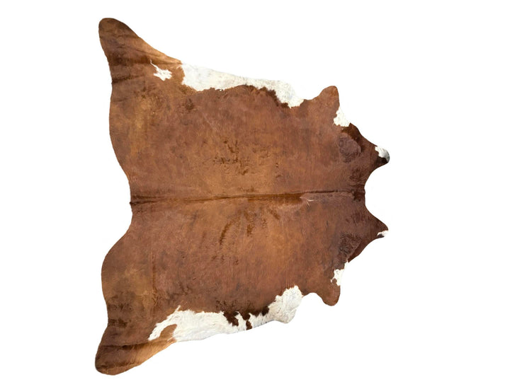 Red Lightly Brindled Cowhide