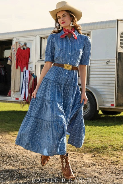 Double D Ranchwear Bunting Blues Dress