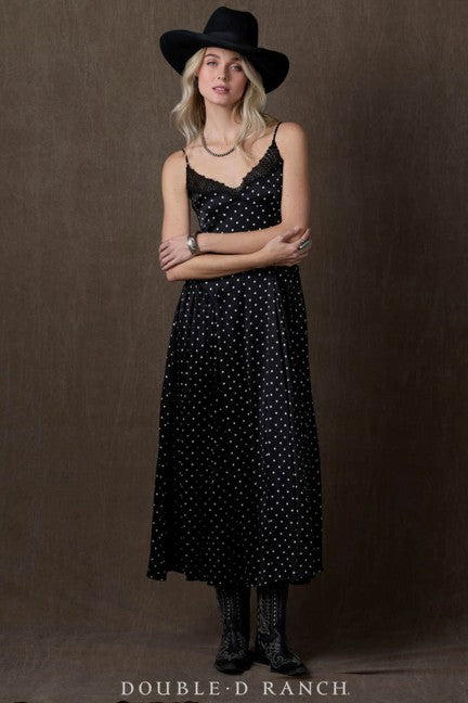 Double D Ranchwear Women's Black Spew Slip Dress
