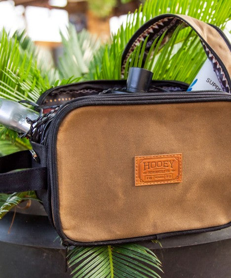 Hooey Brown with Black Aztec Interior Dopp Kit