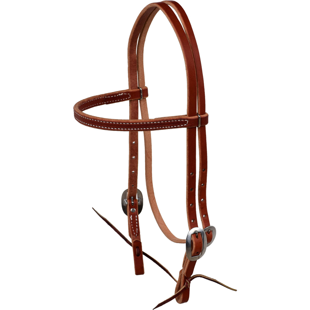 Berlin Custom Leather Day Workers Harness Leather Browband Headstall