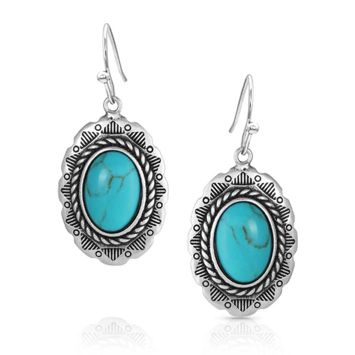 Montana Silversmiths Into the Blue Turquoise Earrings