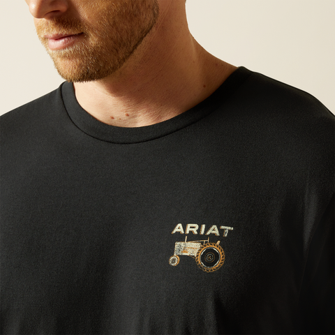 Ariat Men's Black Gramps Tractor Tee