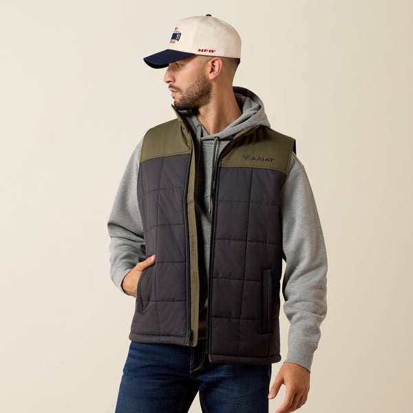 Ariat Men's Phantom and Grape Leaf Crius Insulated Vest