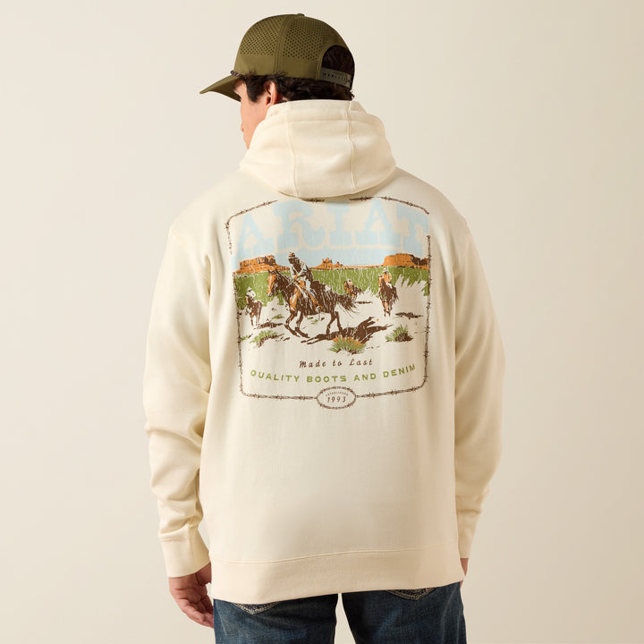 Ariat Men's Turtledove Pulp Western Hoodie